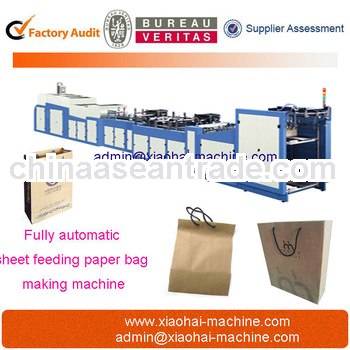 Ruian Full Automatic Sheet Feeding Paper Bag Making Machine For Sale