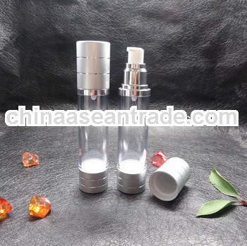 SAN airless bottles with line cosmetic packing