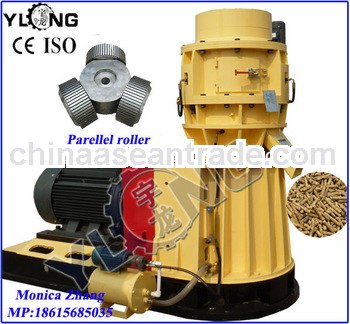 SKJ3-350 flat die wood pellet mill machine with CE certificate