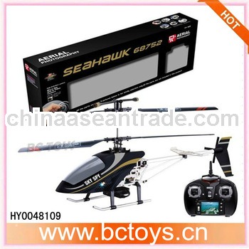 SKYSPY LCD screen 2.4g 4 CH rc helicopter with camera hd video HY0048109