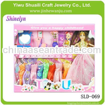 SLD-069 newest beautiful real princess doll design for kids lovest with long hair give you a better 