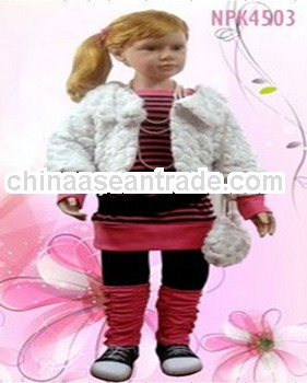 SL-XC02 45inch standing russia girl baby doll toys real vinyl 3d soft winx beautiful factory supply
