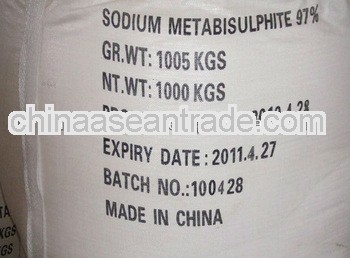 SODIUM METABISULFITE/SMBS FOOD GRADE 97%