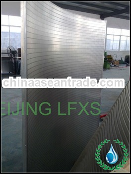 SS 304 SS316 Wedge wire curved screens for oil industry