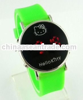 SW0115 Mirror Face High Quality Silicone Led Watch