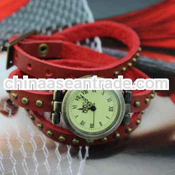 SW0116 Fashion long leather strap watch