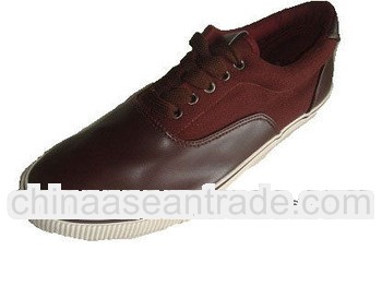 SW02YJ Man Stylish Sneakers with Claret PU Uppers