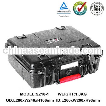 Safety waterproof equipment case with inside foam