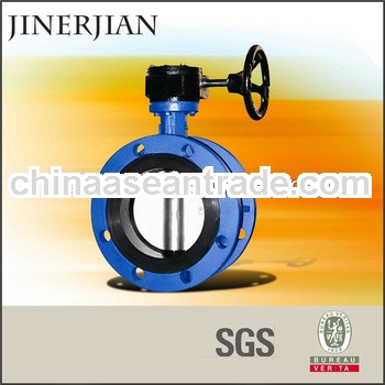 Sanitary 3Pcs Flange Butterfly Valve