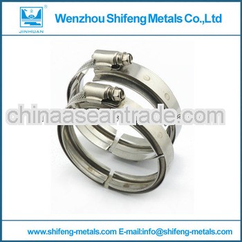 Sanitary ferrule V Band Clamps