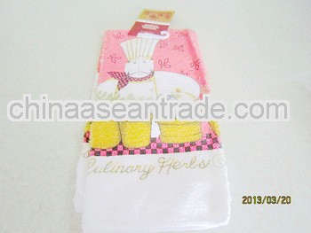 Screen print microfiber tea towels wholesale