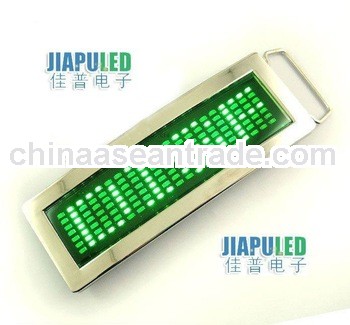 Scrolling Message rechargeable led belt buckles (LED Belt Buckles)