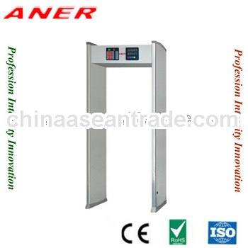 Security body scanner of high sensitivity metal detector door