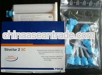 Self-curing temporary crown and bridge material / Dental Voco Structur 2 SC