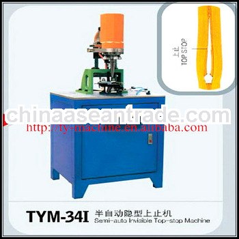 Semi auto Double Top Stop Invisible Zipper Machine
