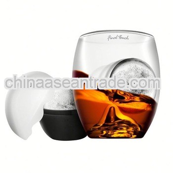 Series Quality degree FDA SGS LFGB approved silicone ice ball maker promotional gift ice cube molds