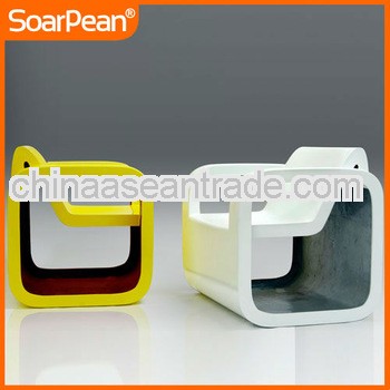 Sex design round FRP living room chair