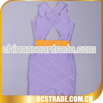 Sexy backless cross halter bandage dresses bandage dresses new fashion 2013