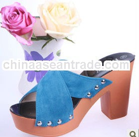 Sexy women wedge heel shoes ladies high heel shoes women shoe XT08-S10167