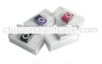 Shenzhen MP3 Supplier with Card Slot Clip MP3 Player OEM Sale 100pcs/lot