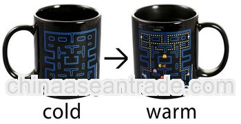 Shenzhen manufacturer high quality heat sensitive Pacman mugs