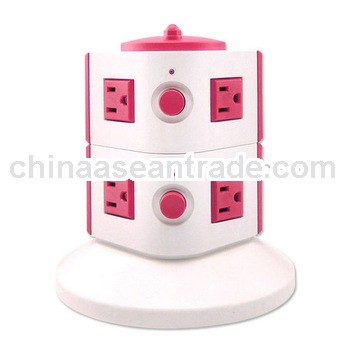 Shenzhen vertical electric switch and socket with surge protector for business gift