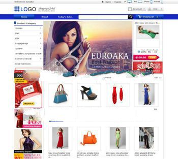 Shopping online websites, web designing and development