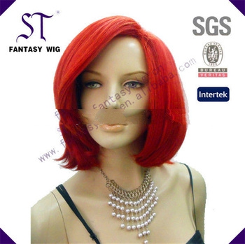Short stylish synthetic wigs for roman female