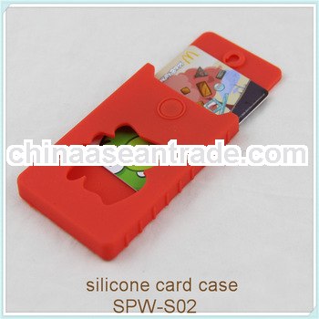 Silicone promotional gifts mens business card holder