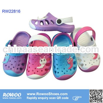 Simple cute design kids EVA clogs