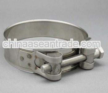 Single Bolt Heavy Duty Hose Clamp KGM10X161SS