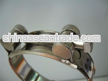 Single Bolt Heavy Duty Hose Clamp KGM10X200SS