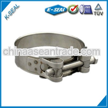 Single Bolt Heavy Duty Hose Clamp KGM8X085SS