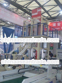 Single Screw Double Head Film Extruding Machine