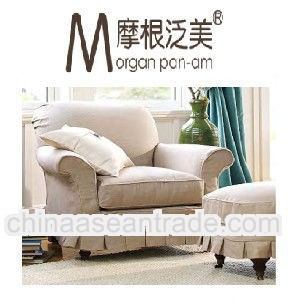 Single fabric Wooden leisure Sofa Chair