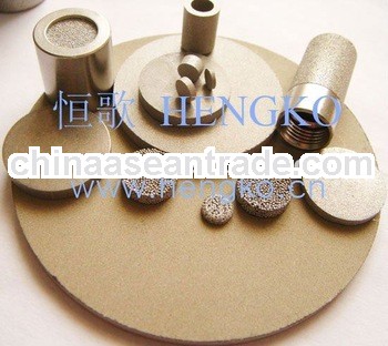 Sintered stainless steel filter disc
