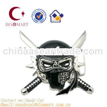 Skull belt buckle