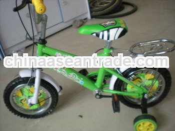Small cute baby boy kid bike with caster wheel in stock in China factory