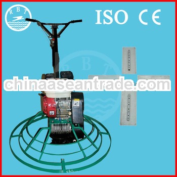 Small flexible concrete hand trowel