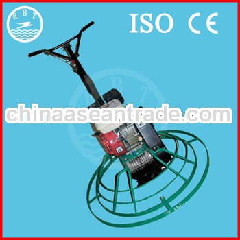 Small flexible steel trowel float