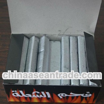Smokeless stick silver shisha charcoal