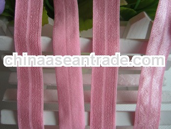 Soild Fold Over Elastic ribbon