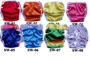 Solid colors Swim Diaper All in One Size Swim Diaper