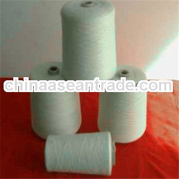 Spun Polyester Sewing Thread 20s-60s Virgin Bright Raw White / China Manufacturer