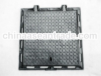 Square 500 water steel fiber manhole cover
