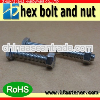 Stainless Steel Din931 Hex Stainless Bolt