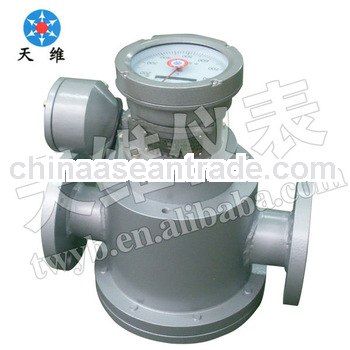 Stainless steel acid oval gear flow meter