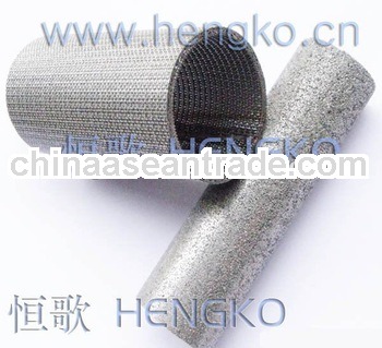 Stainless steel perforated oil filter tube