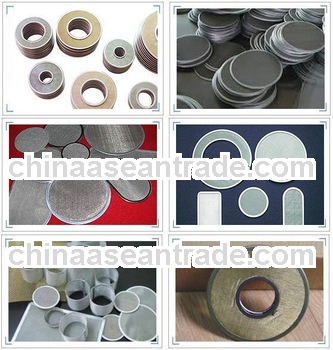 Stainless steel sintered filter disc(Professional manufacturer supply custom service)