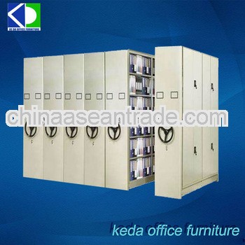 Steel Library File Compactor Cabinet Movable Mass Shelf